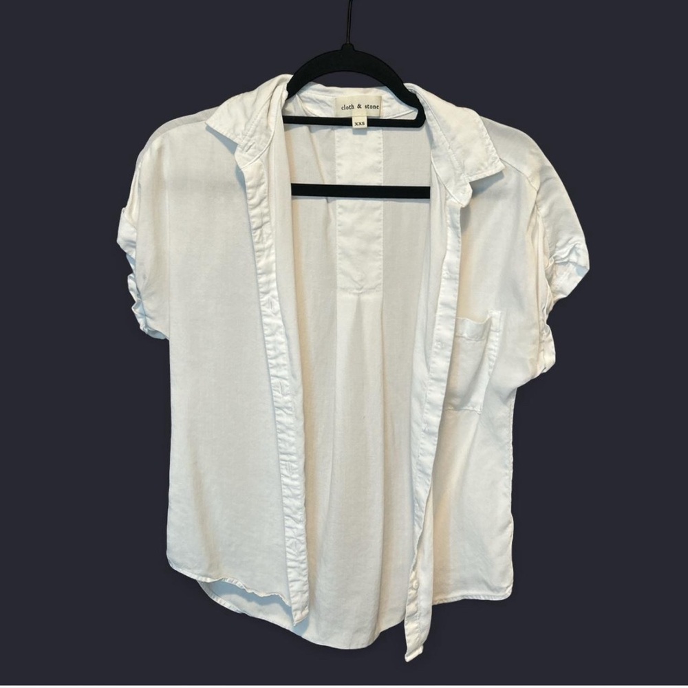 Cloth & Stone White Blouse
